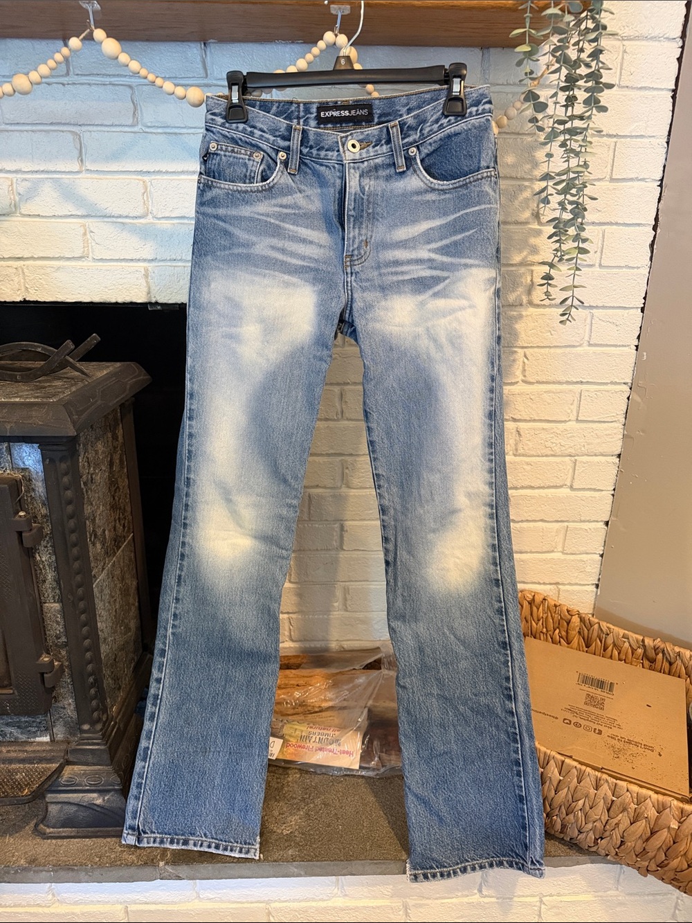 Vintage Y2K Express Low Rise Boot Cut Jeans | Size 3/4L